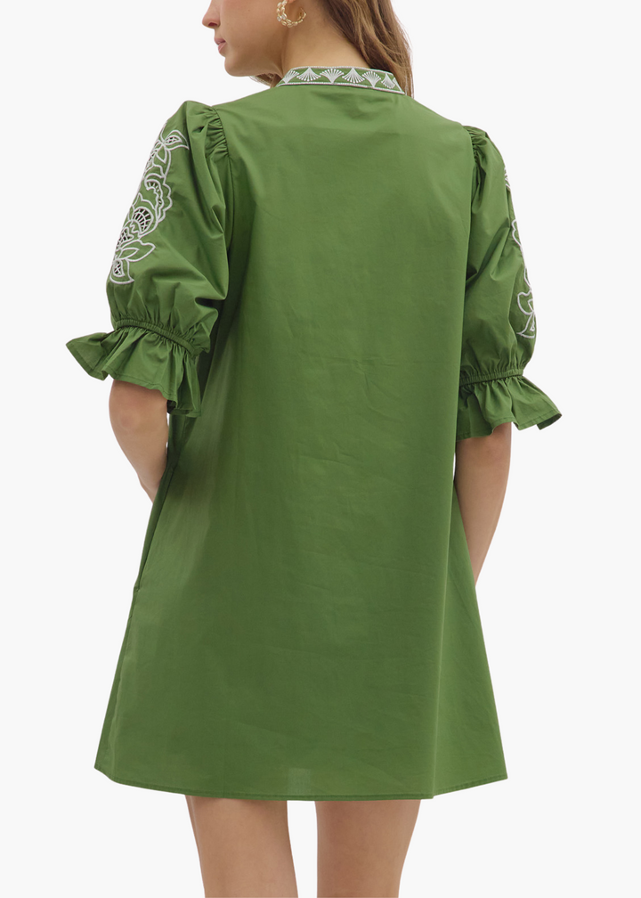 Bre Mini Dress in Green