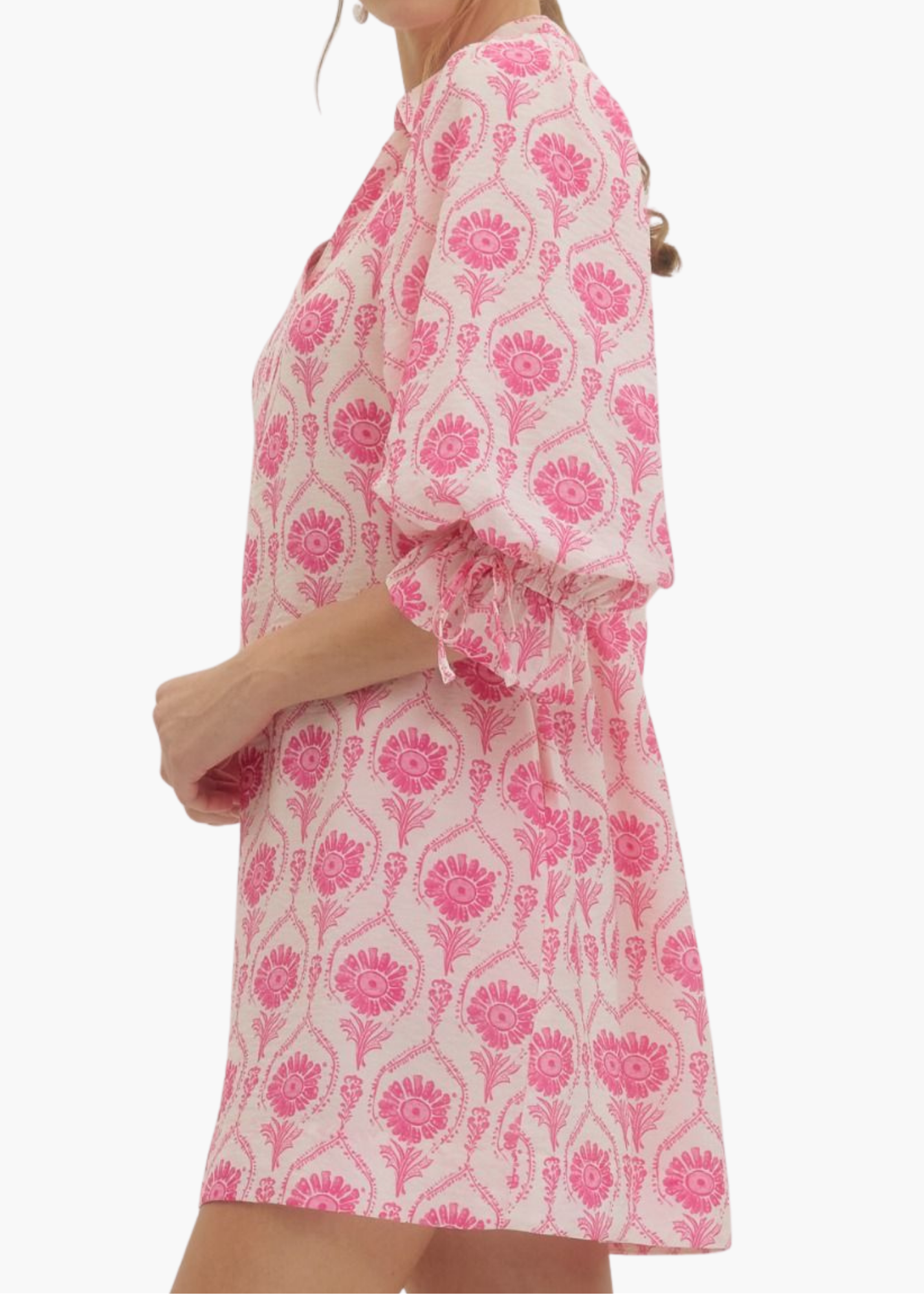 Hayley Mini Dress in Pink