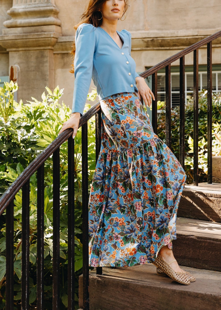 Faye Skirt in Antique Petals