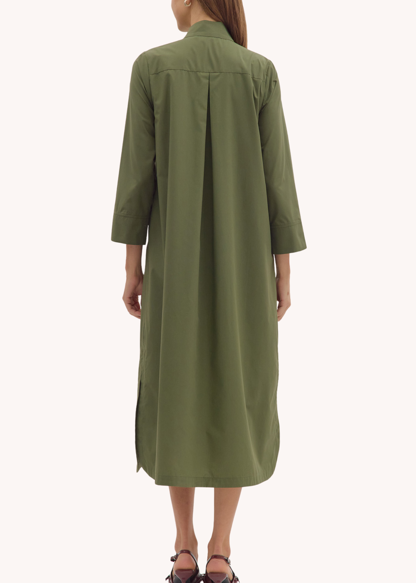 Wallace Midi Dress in Olive