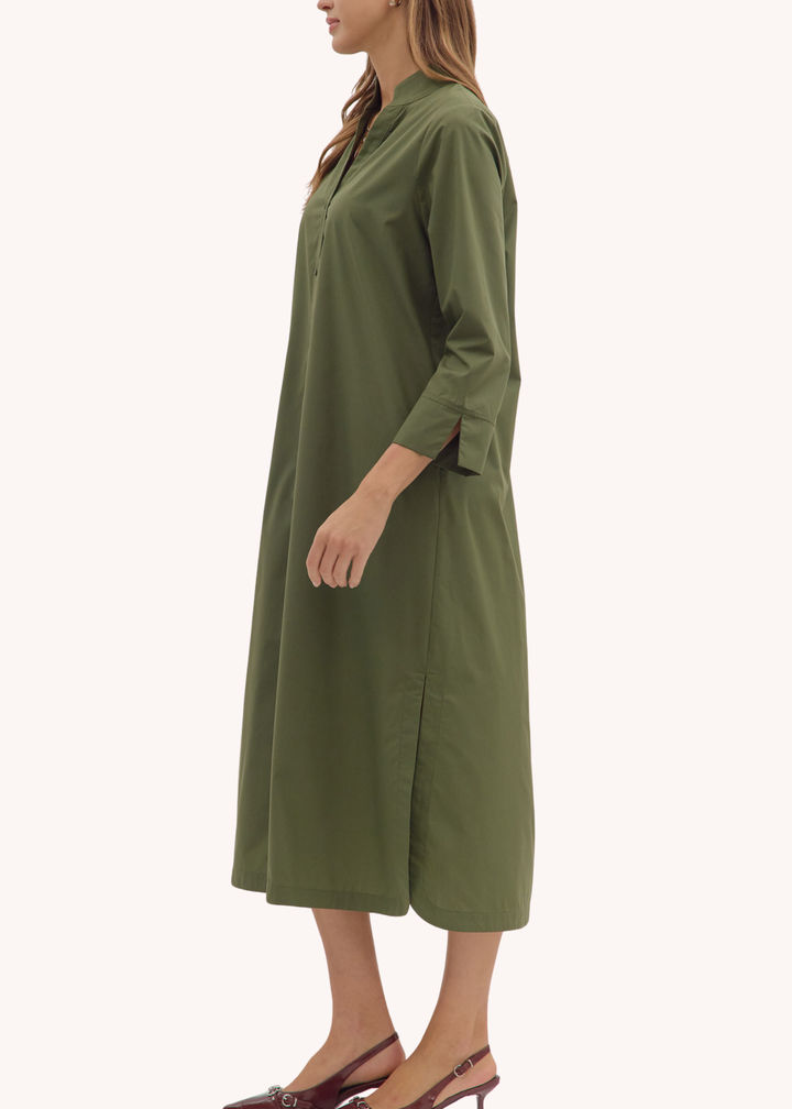 Wallace Midi Dress in Olive