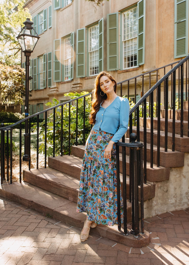 Faye Skirt in Antique Petals