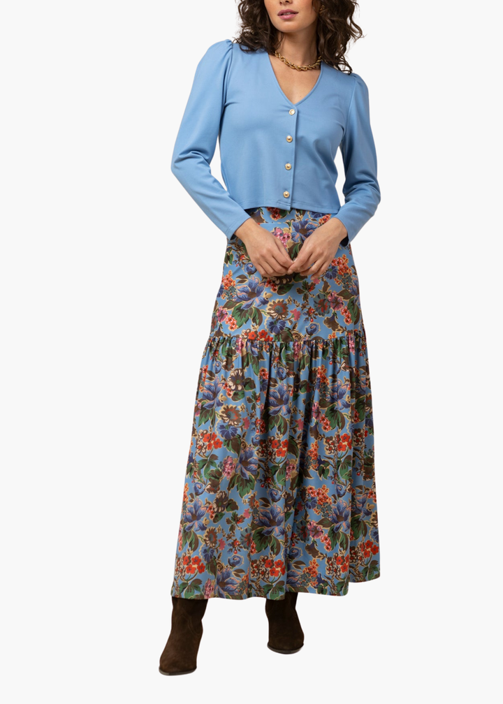 Faye Skirt in Antique Petals