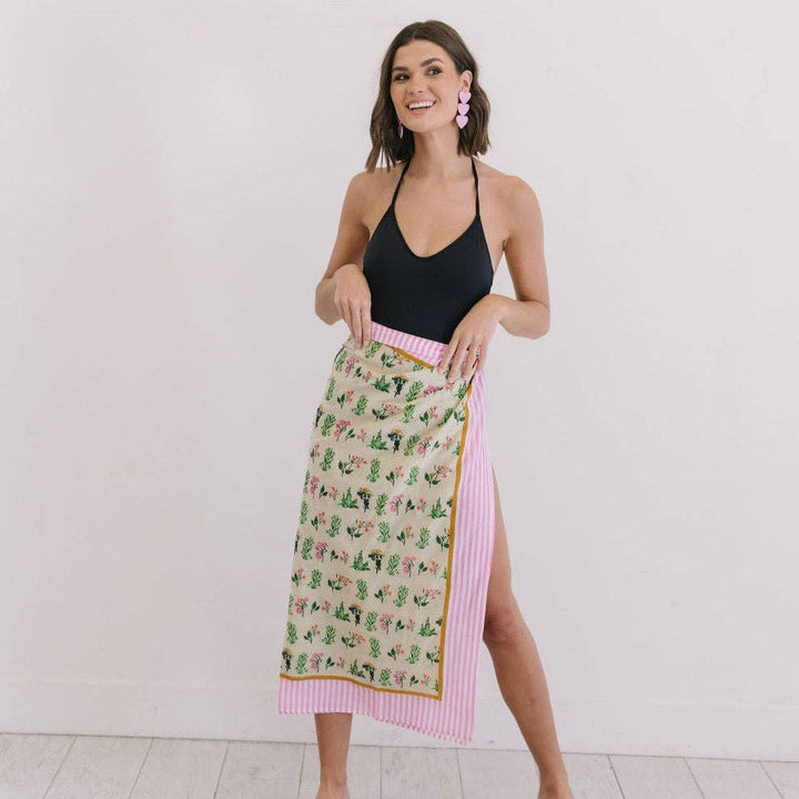 Pink Field Sarong