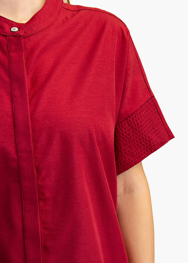 Leena Top in Burgundy