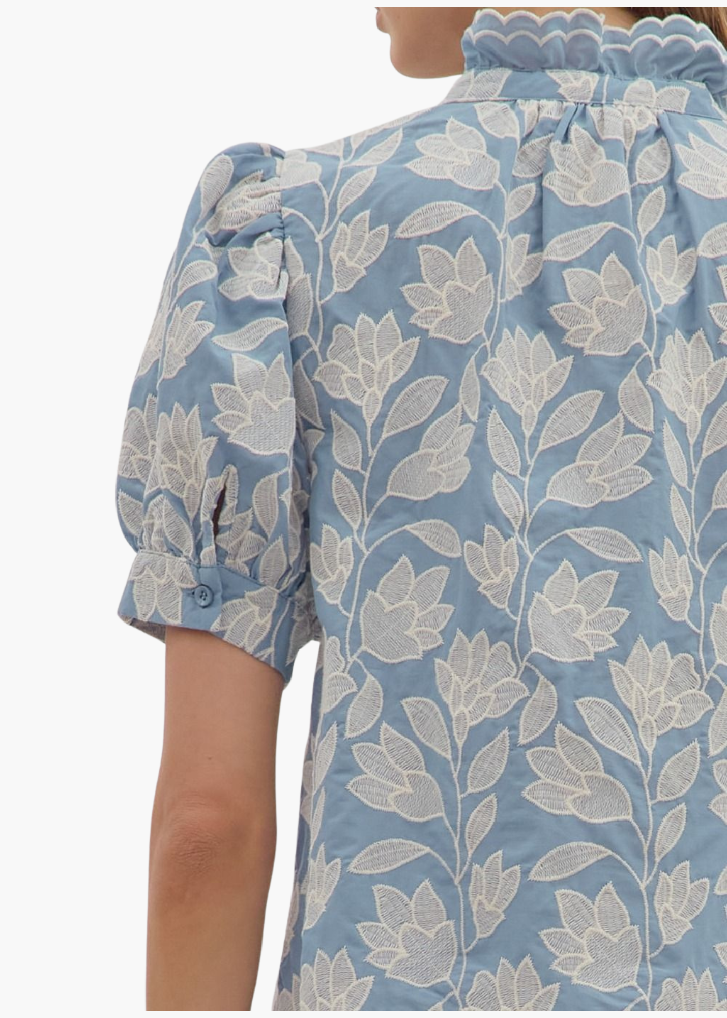 Bethany Top in Chambray