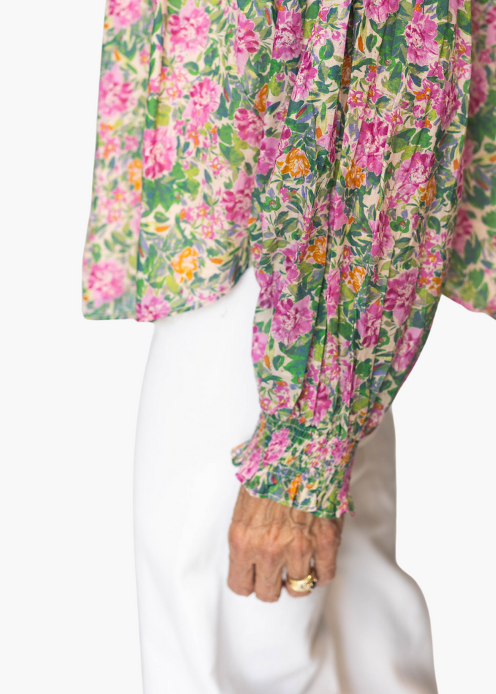 Dawn Smocked Sleeve Blouse