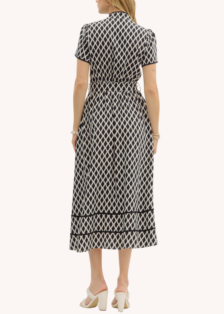 Cammie Midi Dress in Black