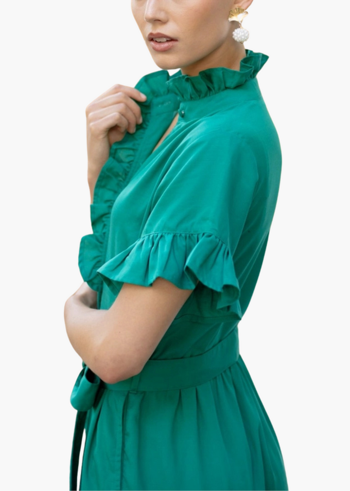 Sadie Maxi Dress in Turquoise