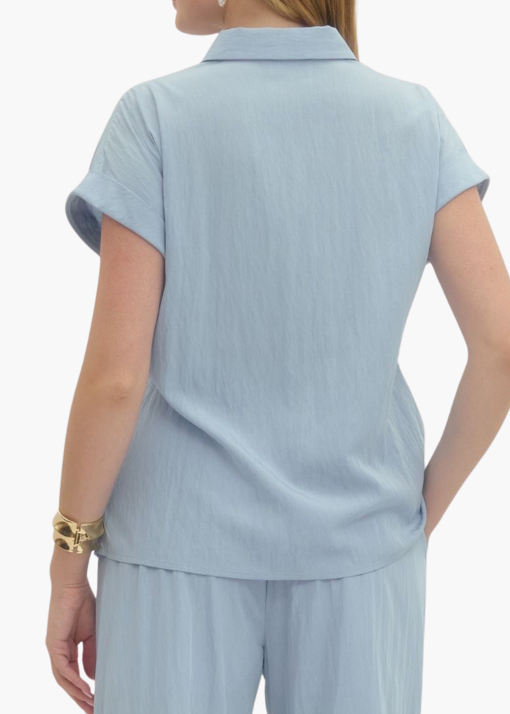 Mila Top in Light Blue