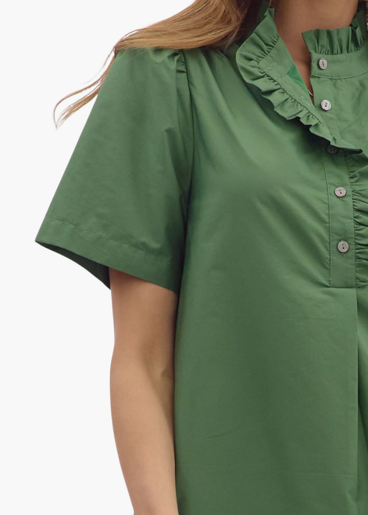 Hannah Mini Dress in Forest