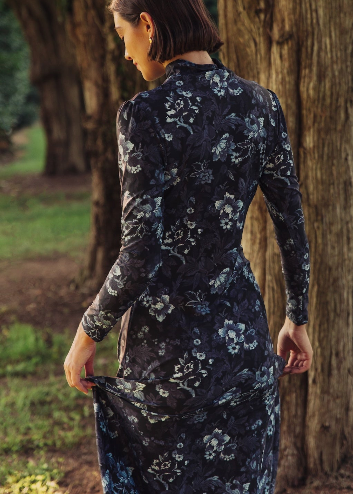 Daisy Dress in Royal Rose