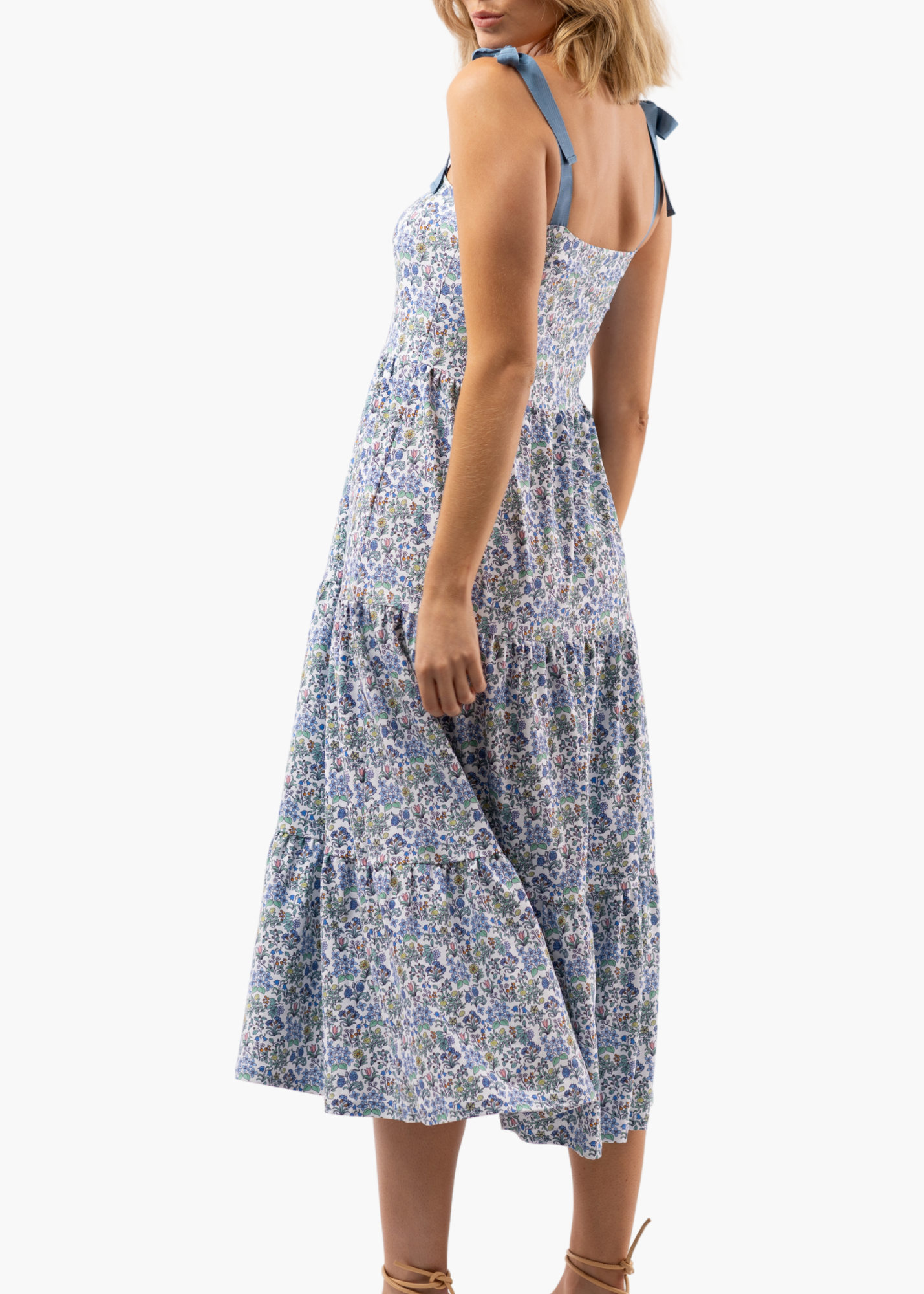 Sage Stretch Dress in Spring Sprig