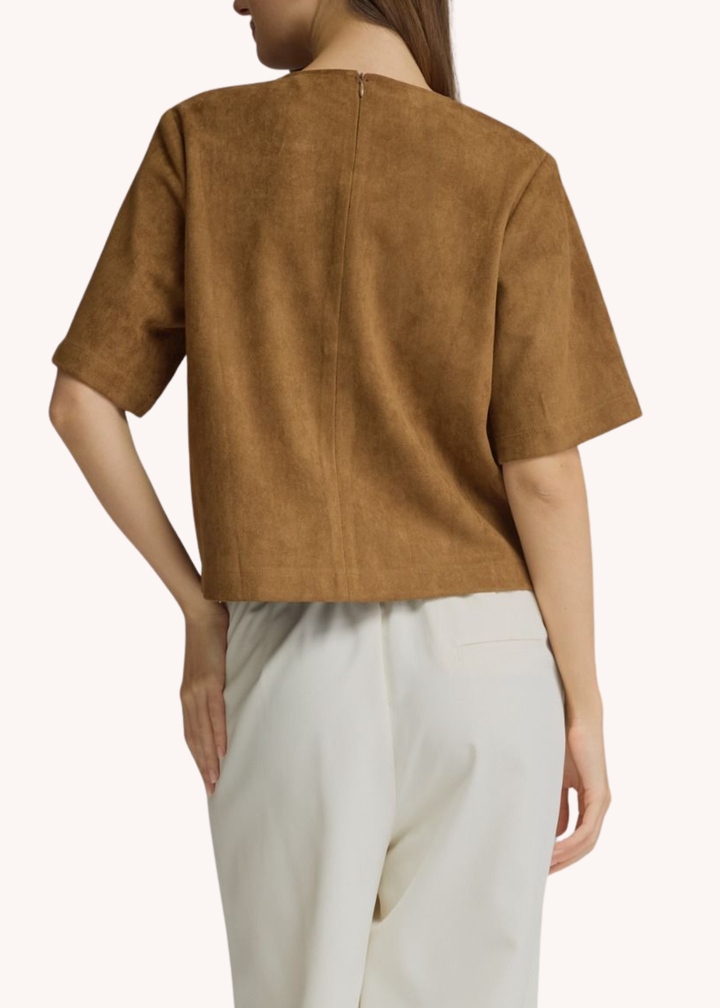 Ryder Top in Saddle