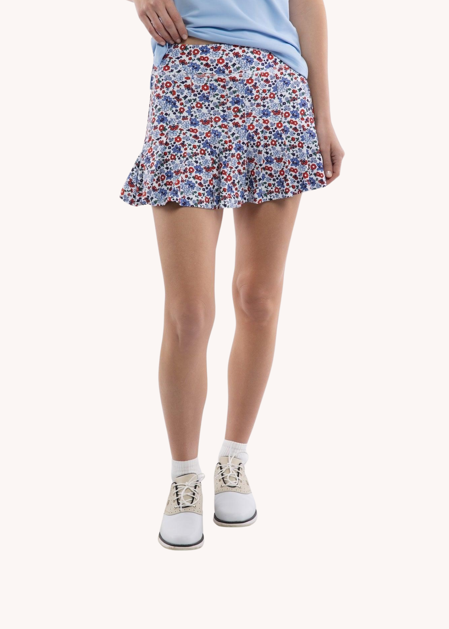 Grey Skort in Dune Floral