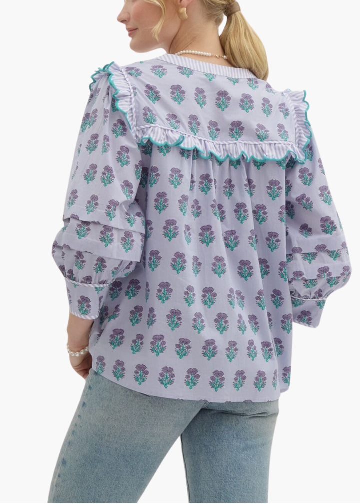 Mira Top in Lavender