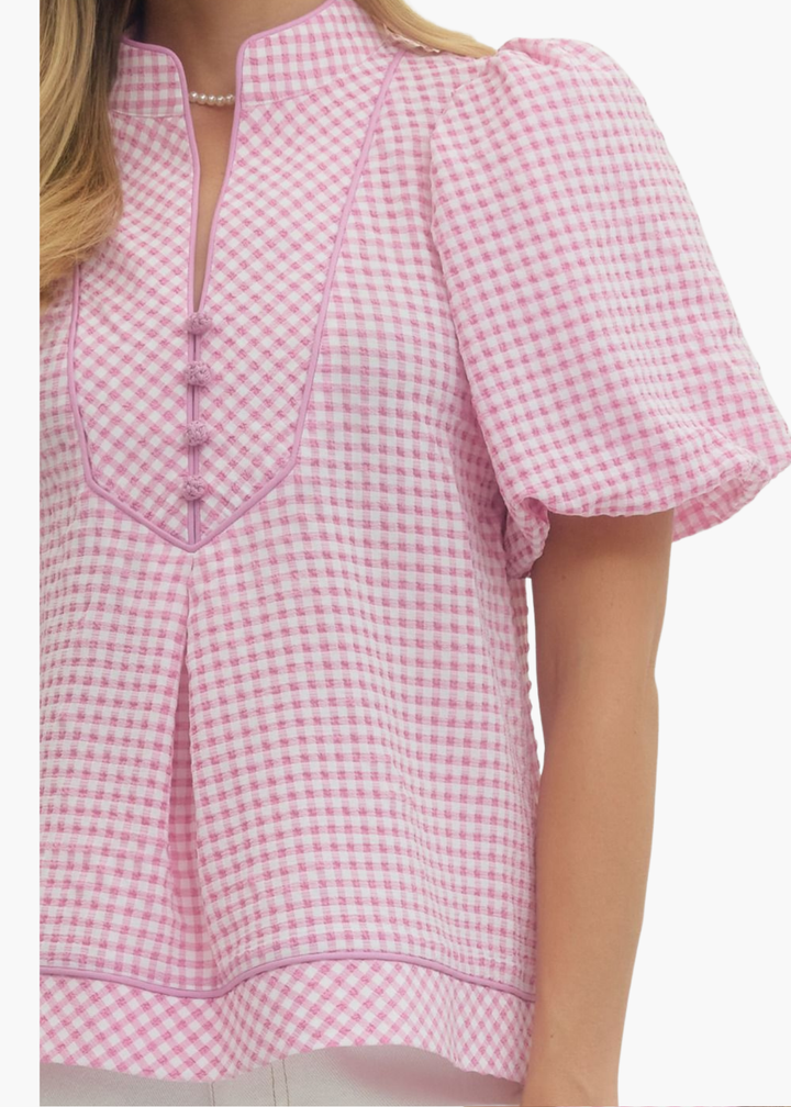 Summer Kaftan Top in Orchid