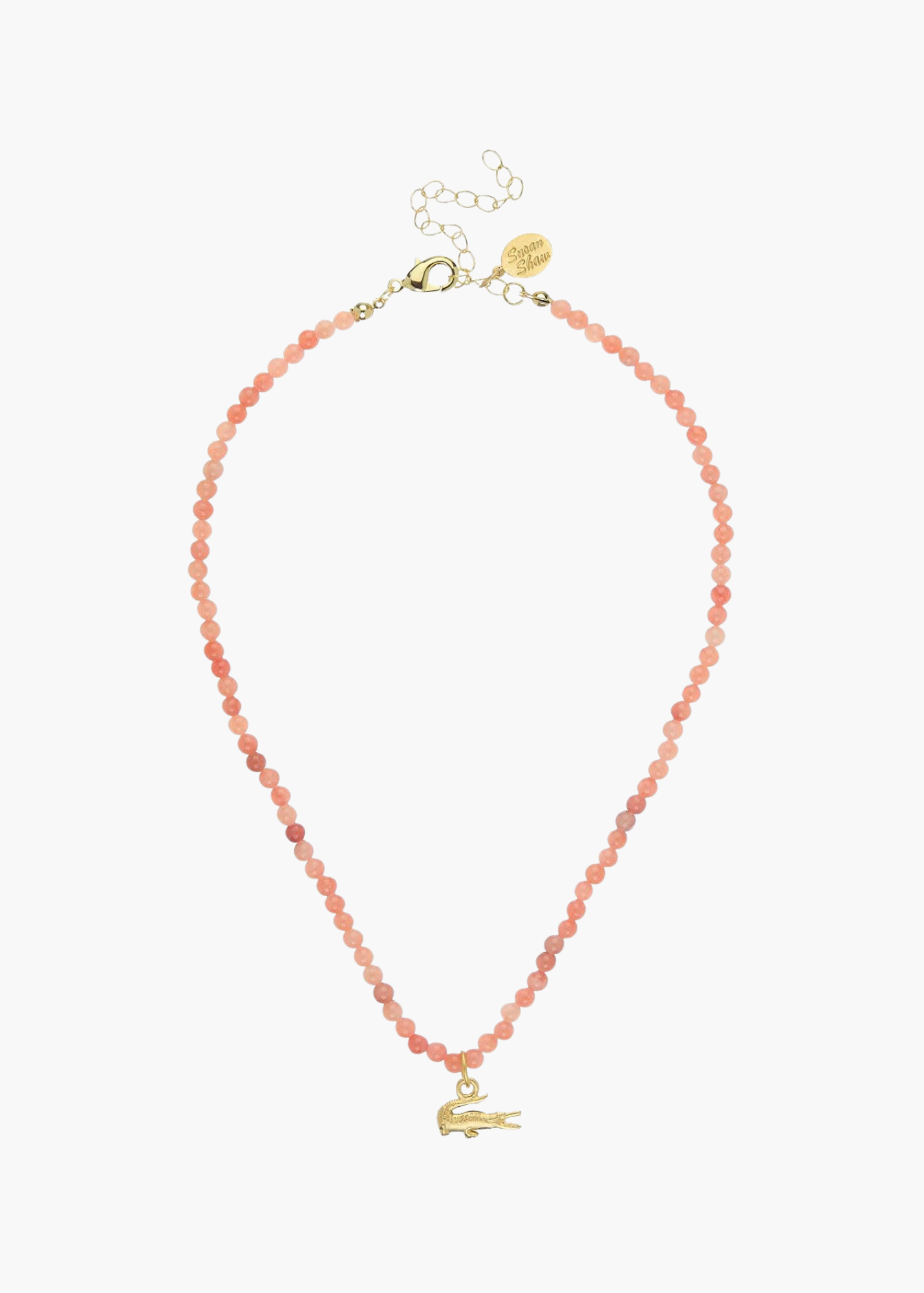 Alys Alligator Coral Necklace