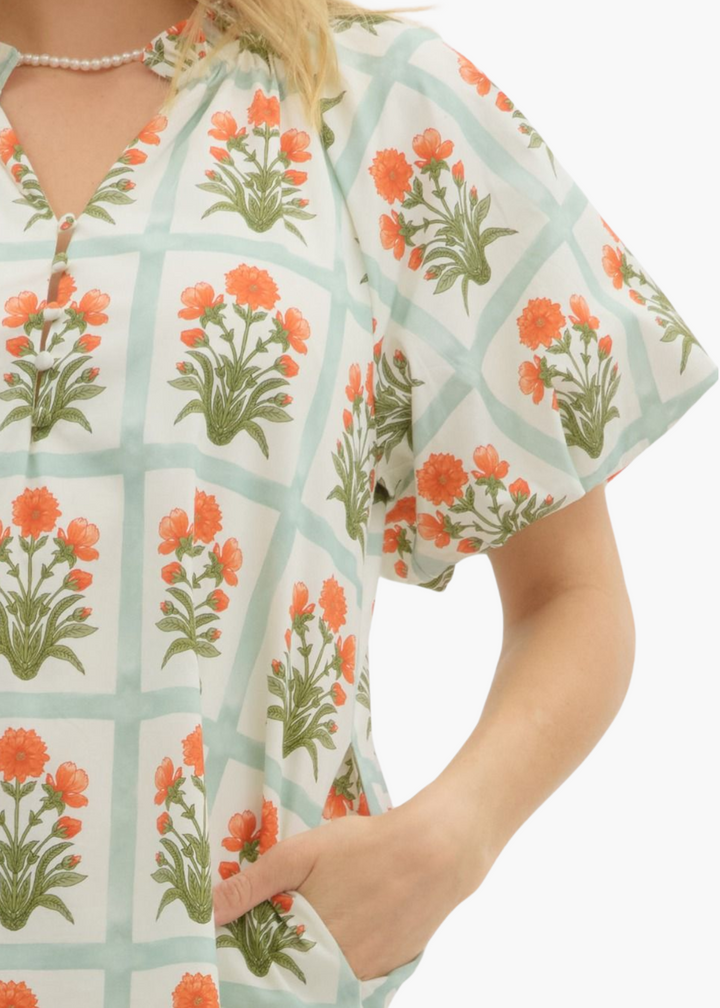 Val Mini Dress in Orange