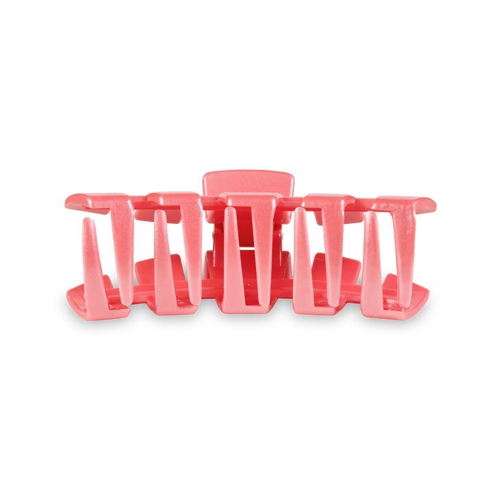 Classic Hair Clip in Calming Coral