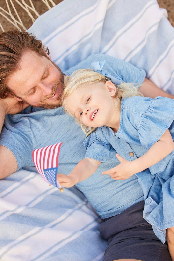 Chappy Wrap Blanket in Beachy Stripe