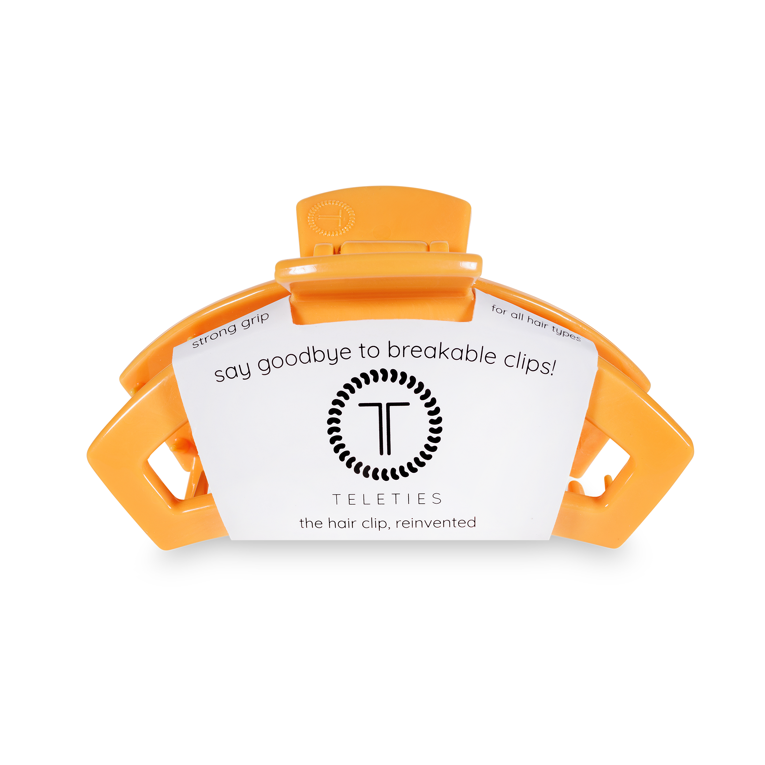 Open Hair Clip in Mango for it!