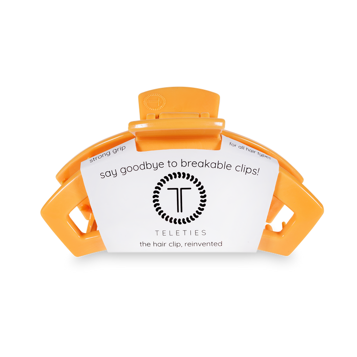 Open Hair Clip in Mango for it!