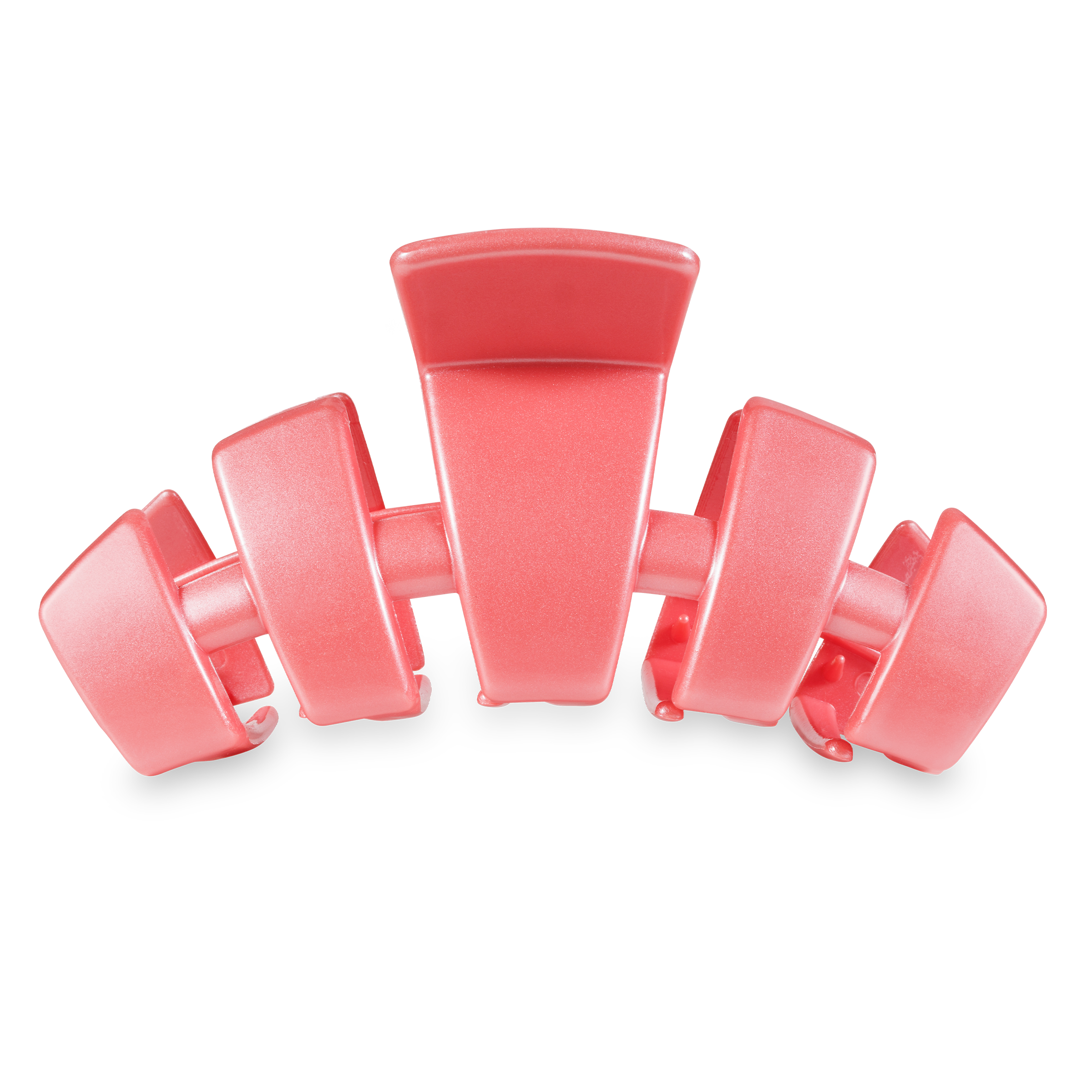 Classic Hair Clip in Calming Coral