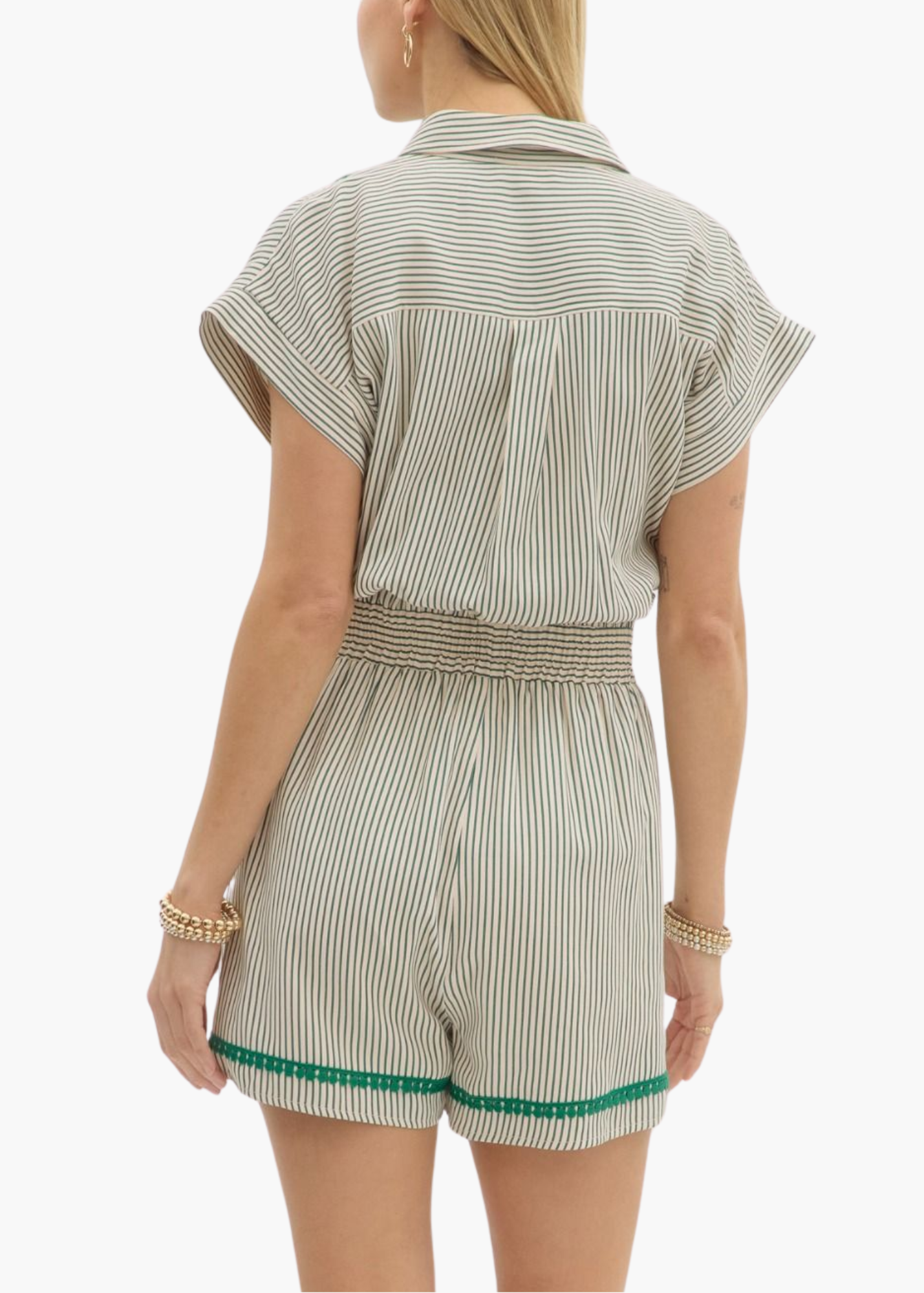 Shelby Romper in Green