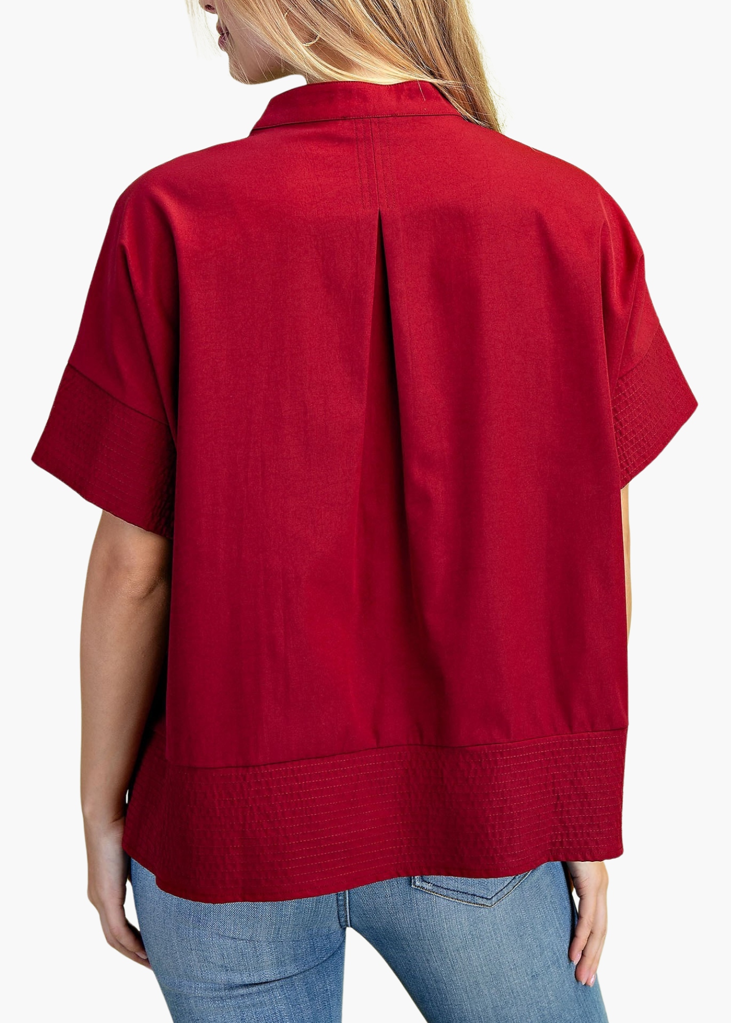 Leena Top in Burgundy