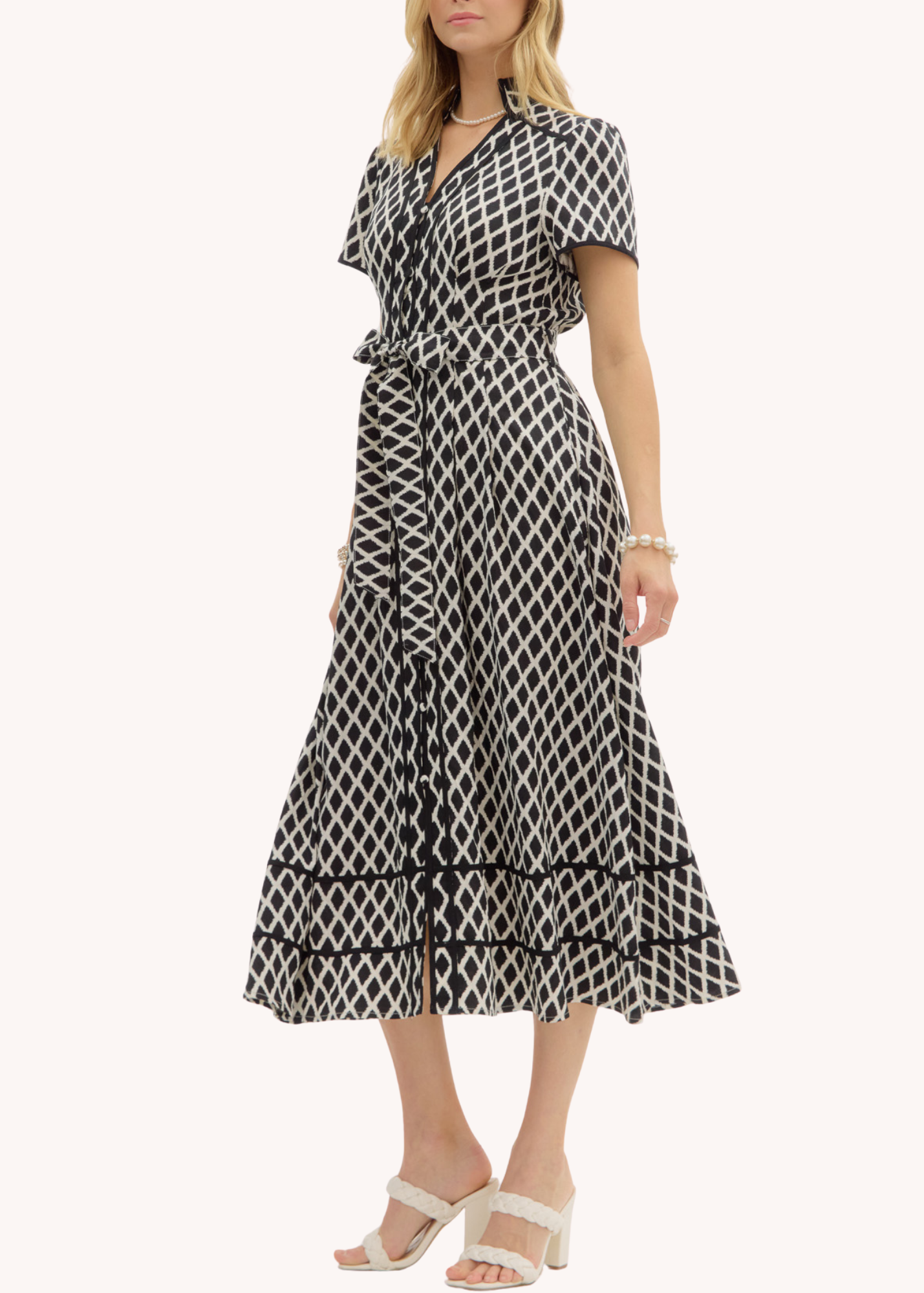 Cammie Midi Dress in Black