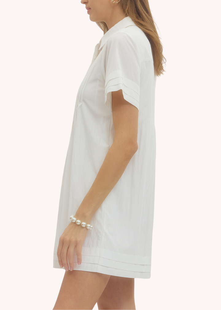 Eleanor Mini Dress in White