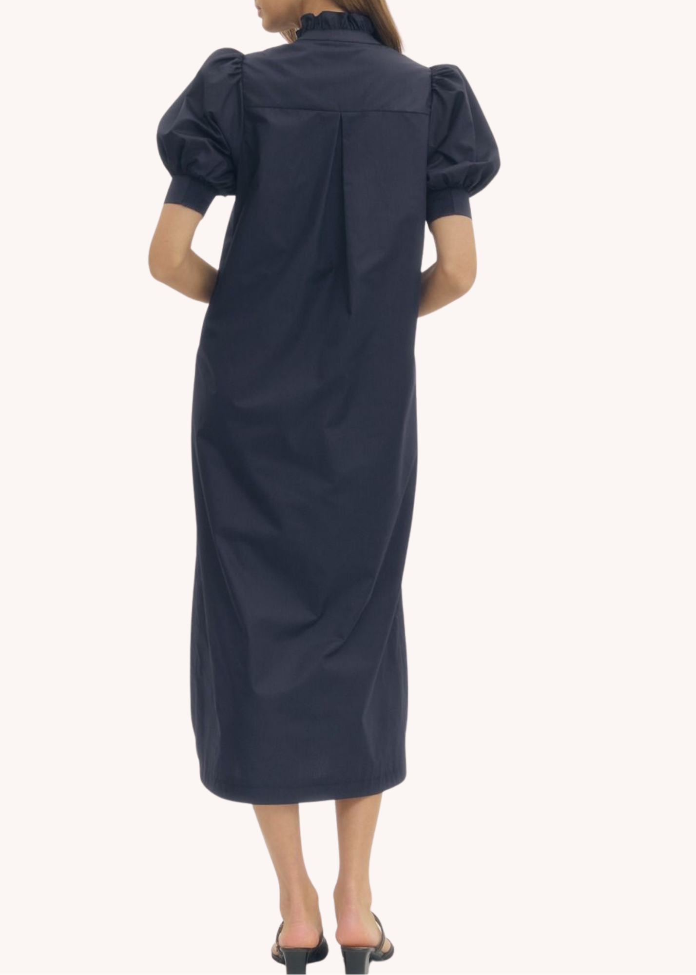 Colette Midi Dress in Navy