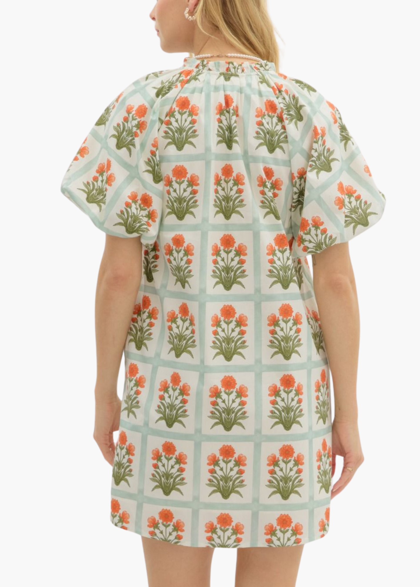 Val Mini Dress in Orange