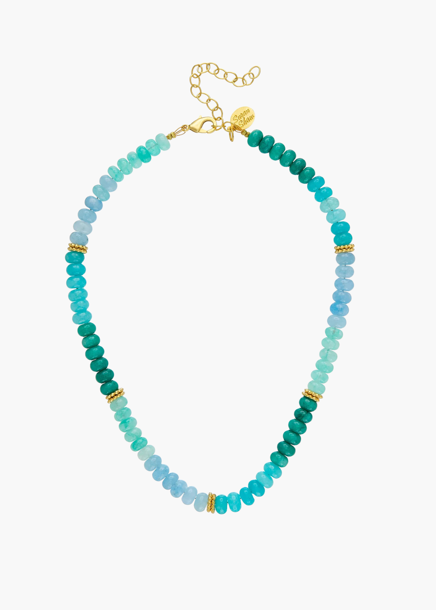 Lolly Necklace in Blue Taffy