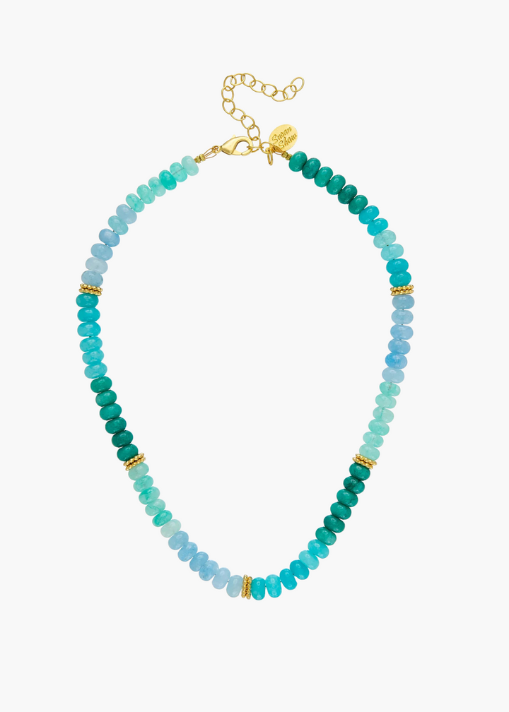 Lolly Necklace in Blue Taffy