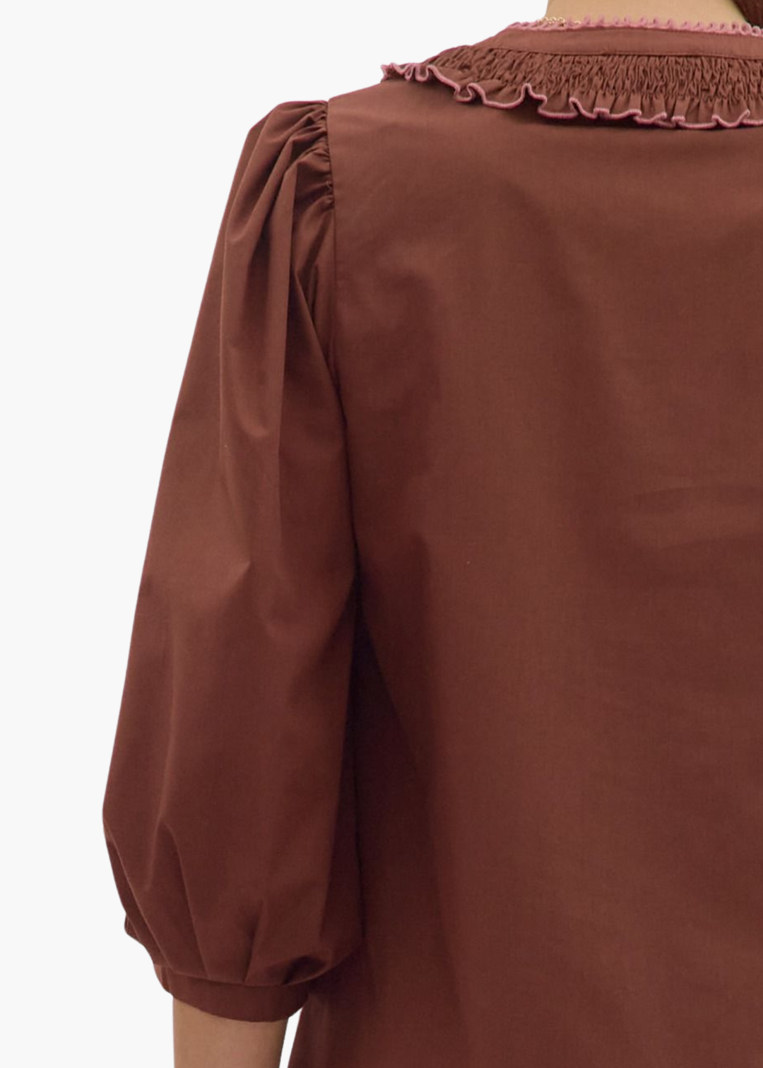 Newberry Mini Dress in Chocolate