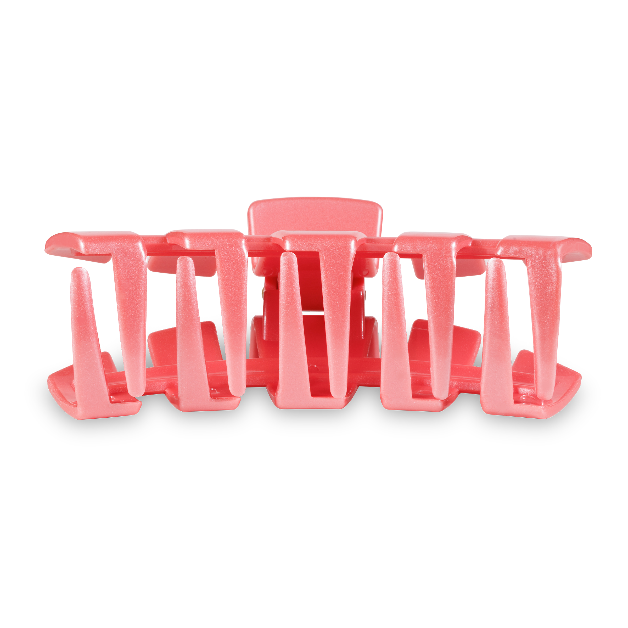 Classic Hair Clip in Calming Coral