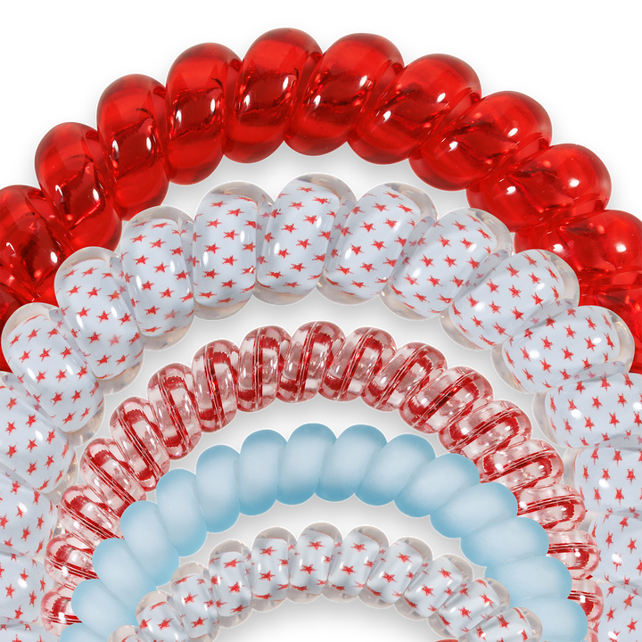 Spiral Hair Ties Pack in Oh My Stars!