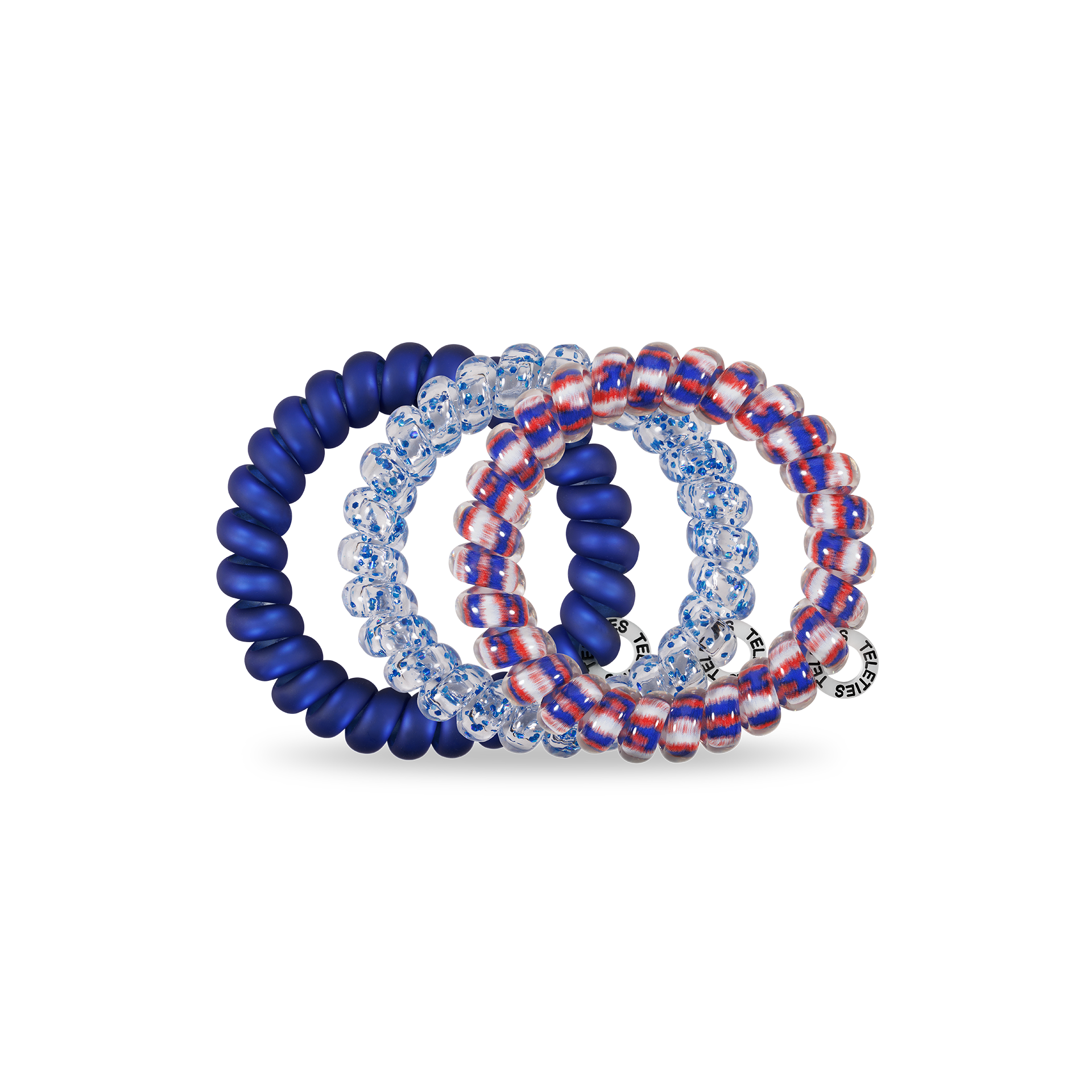 Spiral Hair Ties in Fire-workin' It