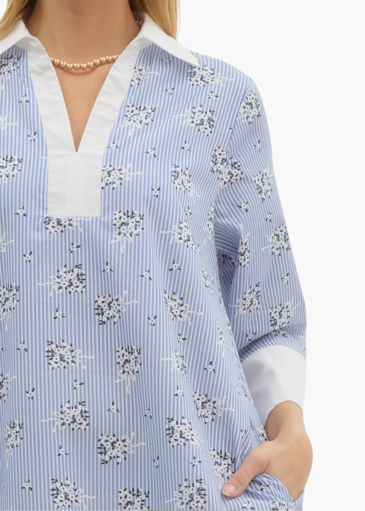 Sea Side Mini Dress in Blue