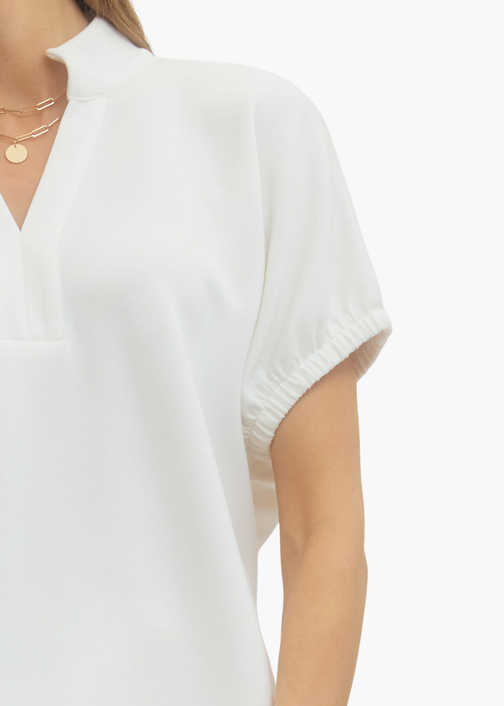 Collins Top in White