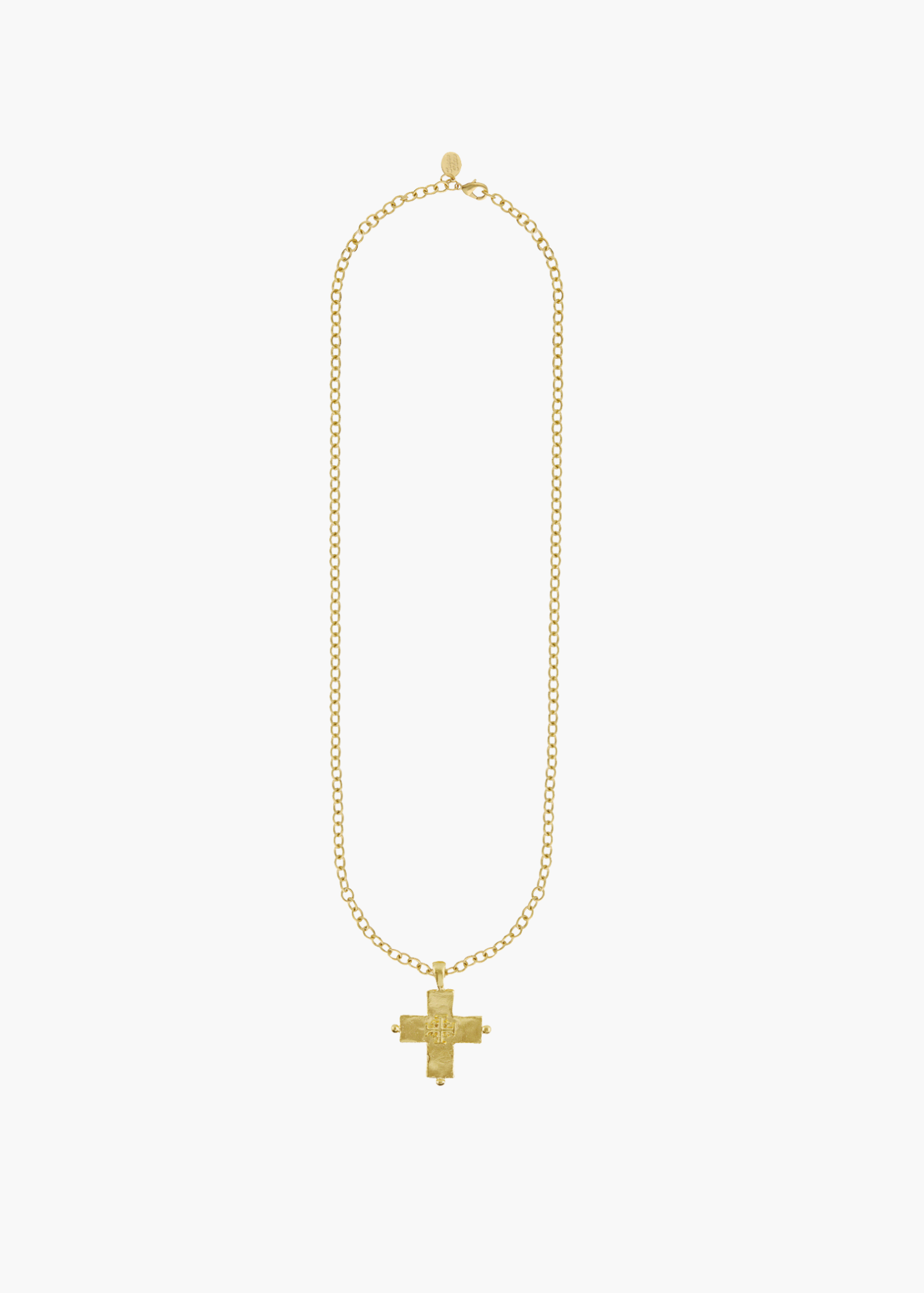 Long Jerusalem Cross Necklace