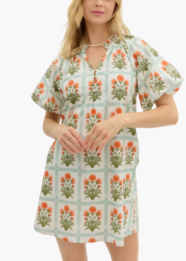 Val Mini Dress in Orange