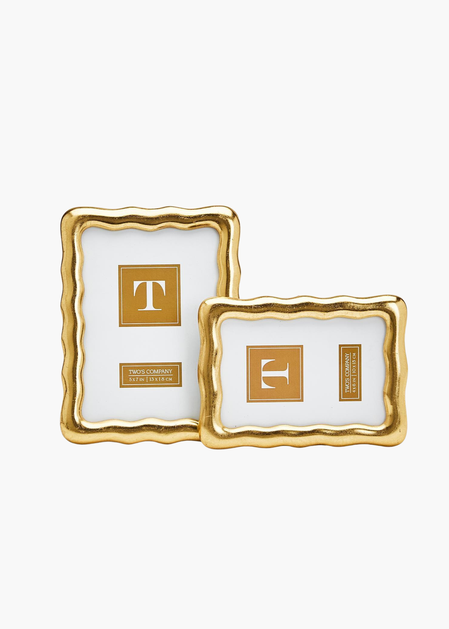 Vintage Ore Wavy Frames in Gold