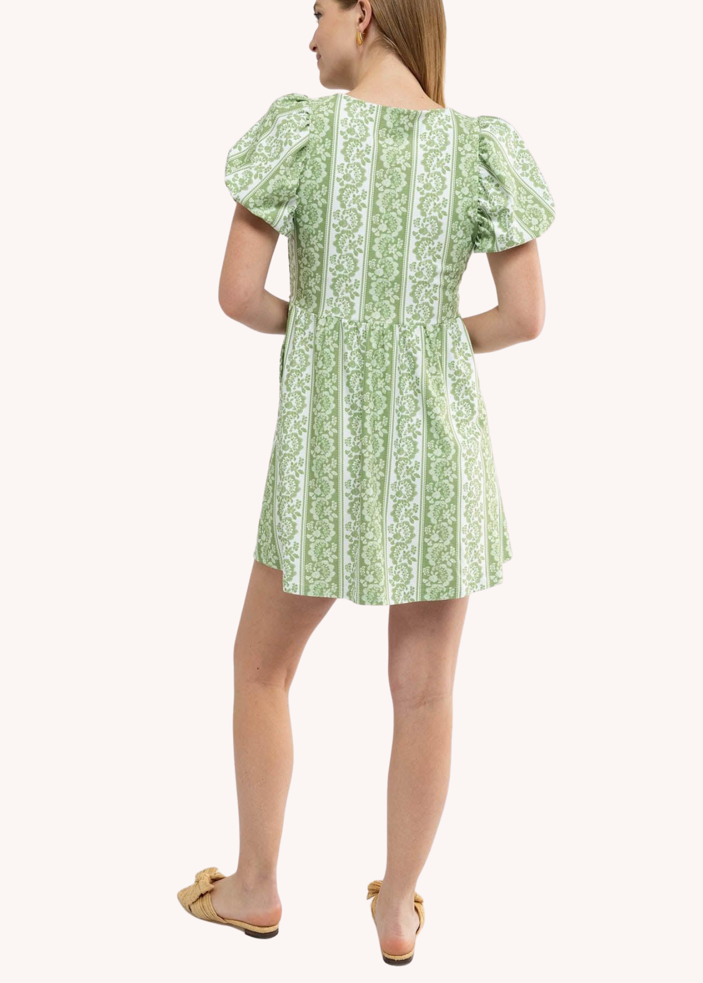 Cecily Dress in Tart Stripe