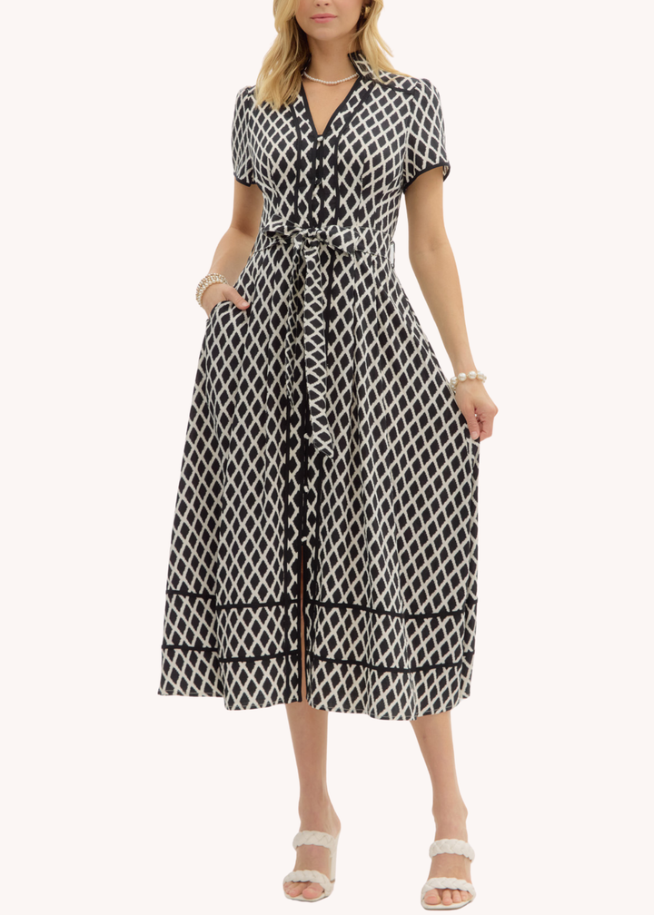 Cammie Midi Dress in Black