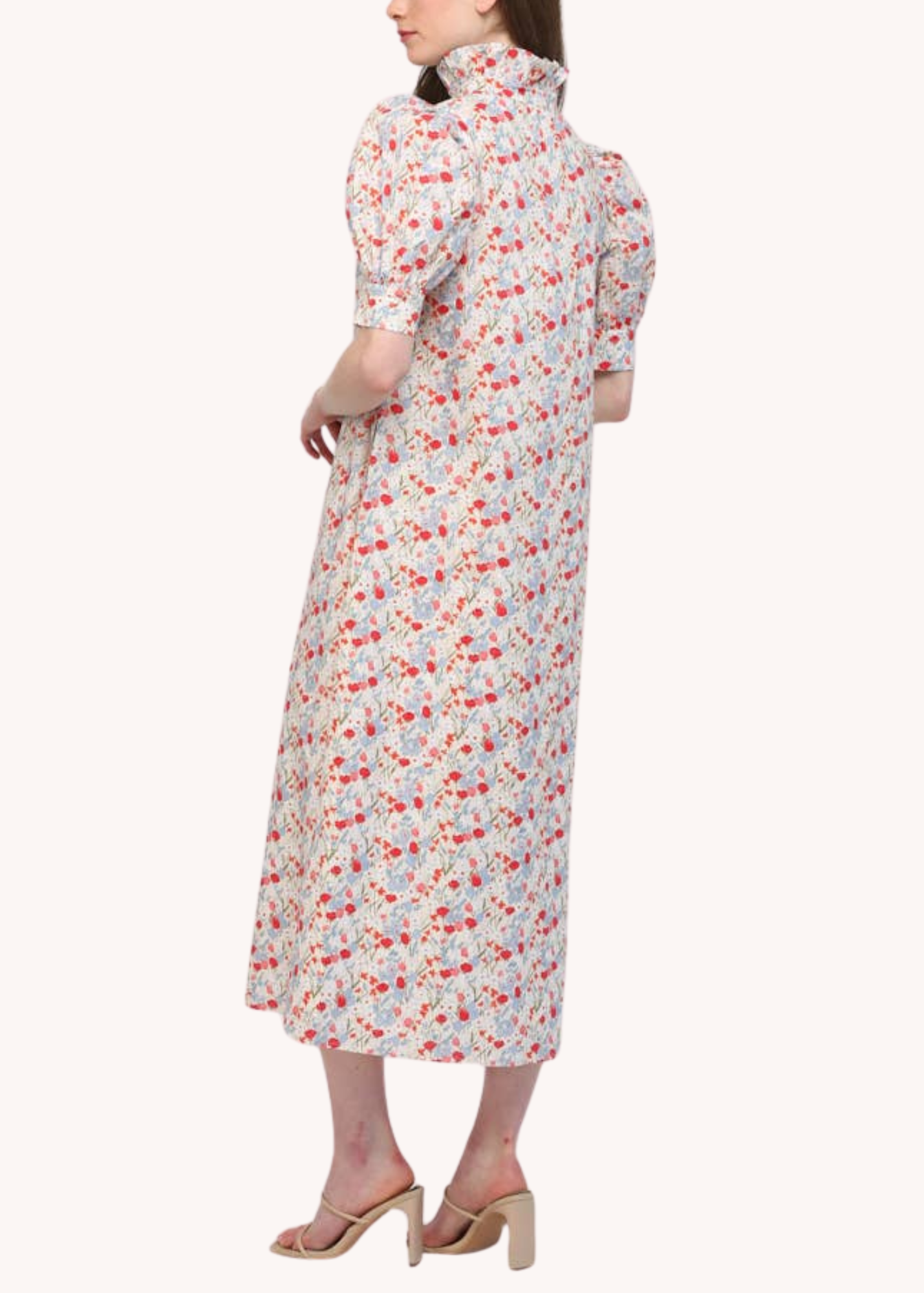 Lara Ruffle Midi Dress