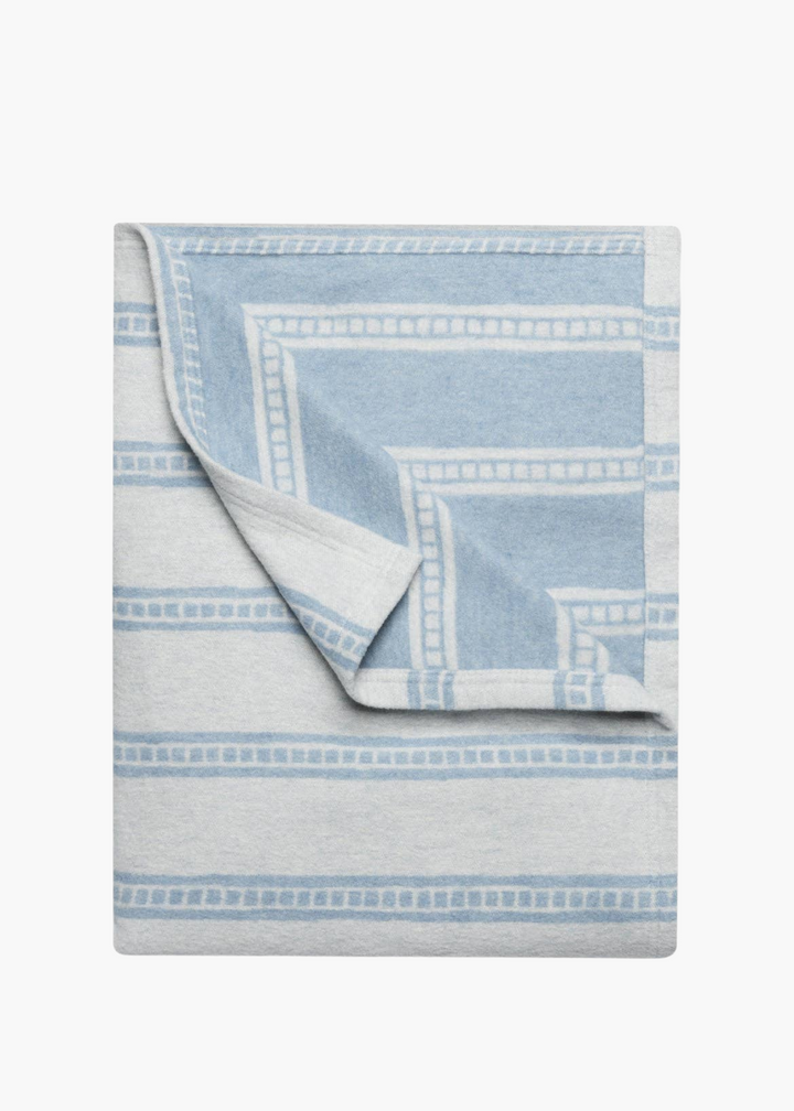Chappy Wrap Lightweight Blanket in Tile Stripe