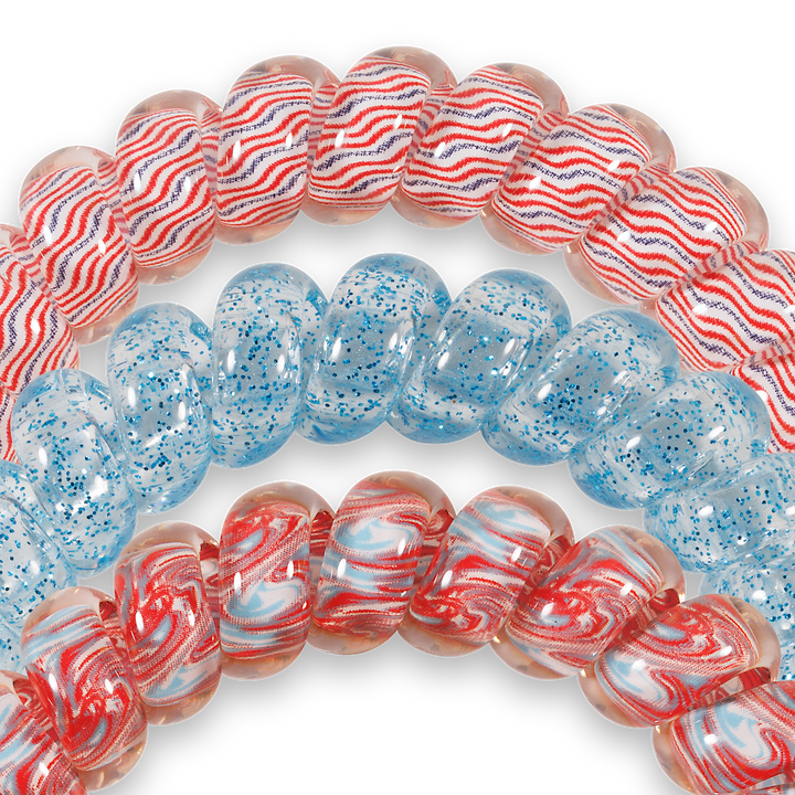 Spiral Hair Ties in Freedom to Sparkle